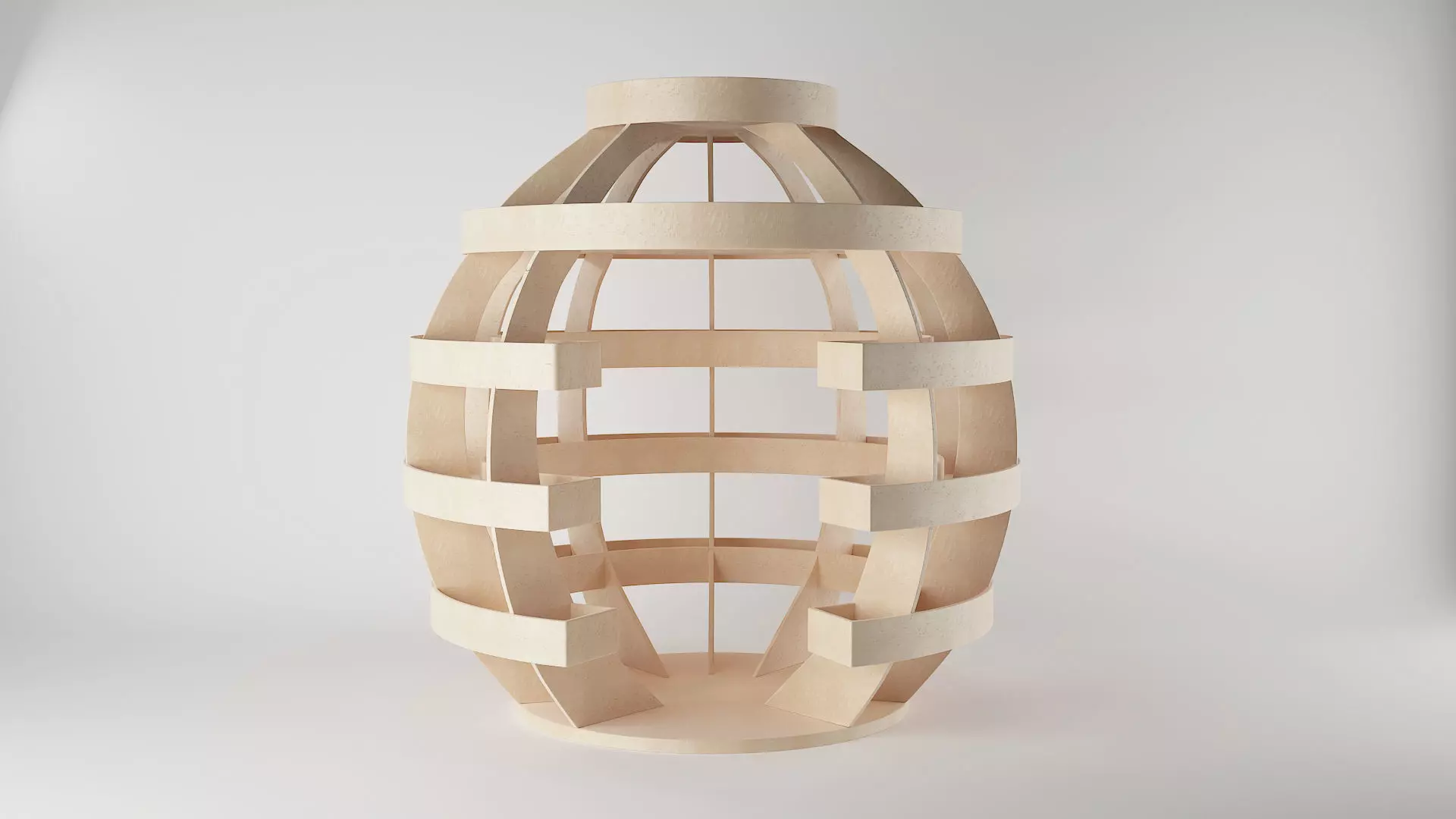 Planter grenade lamp 3D model