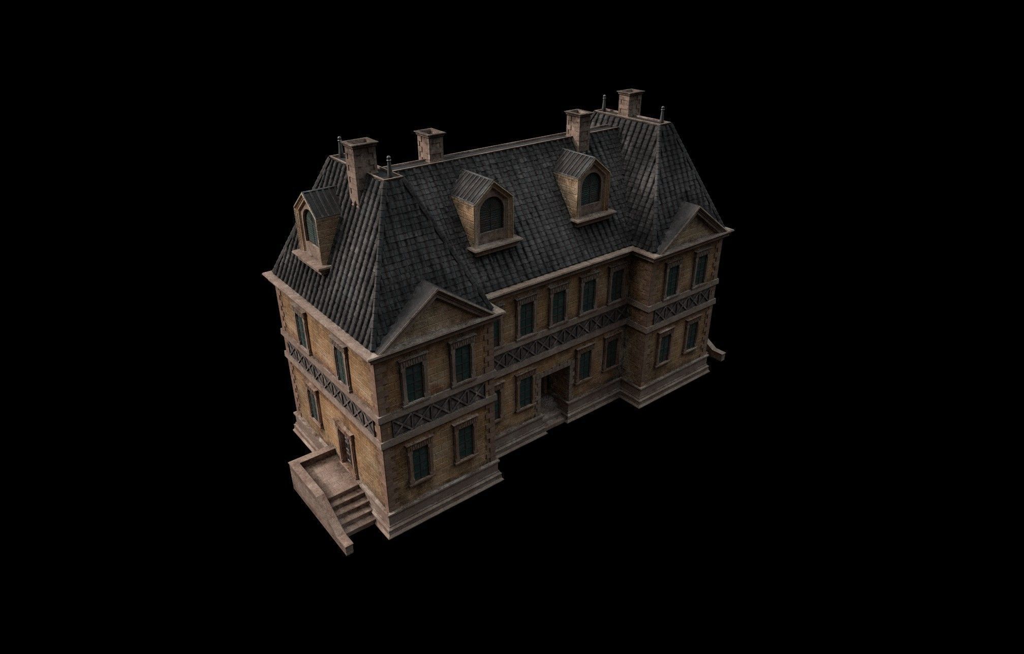 Gothic build A 3D model_3