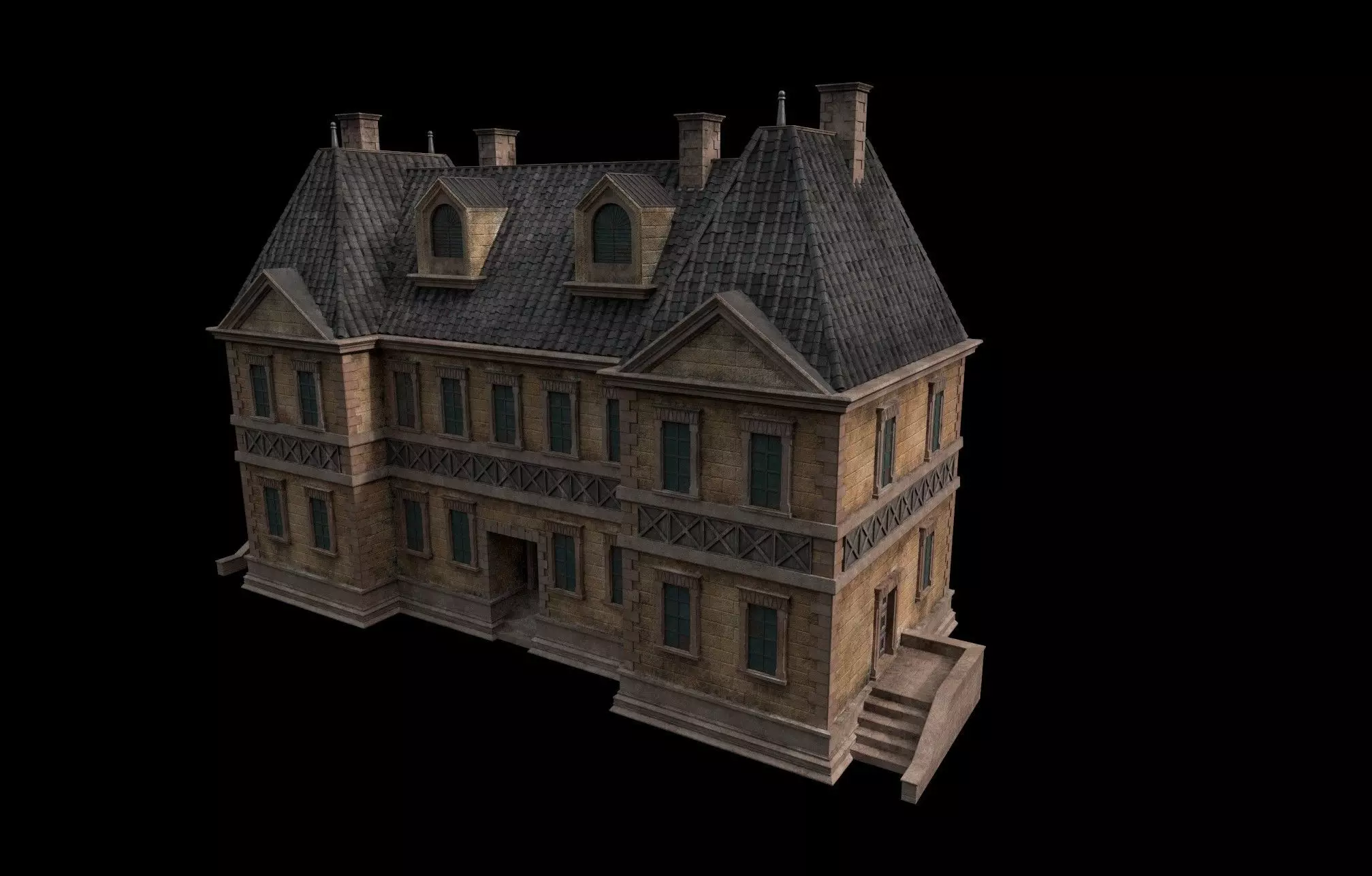 Gothic build A 3D model_0