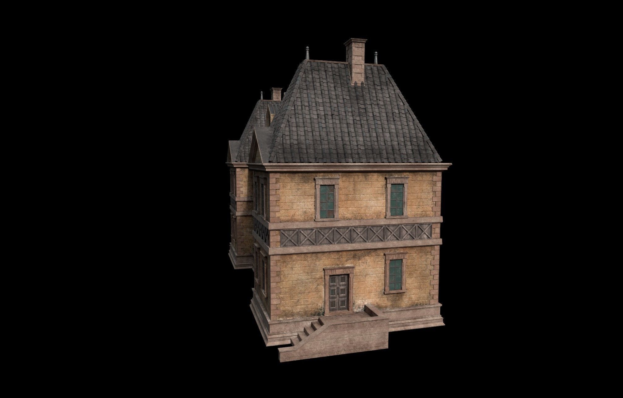 Gothic build A 3D model_2