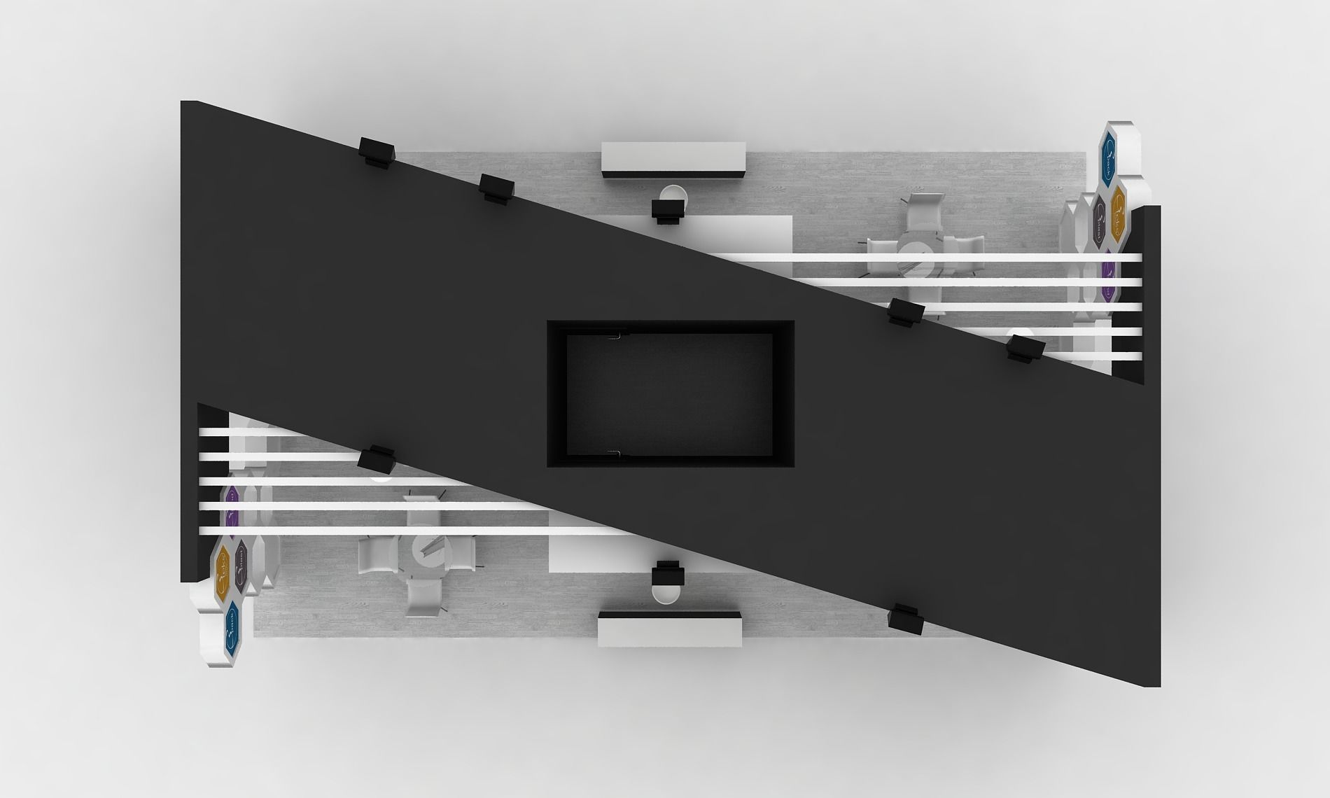 3Tex Size 7m x 12m  Height 400 cm 3D model_4