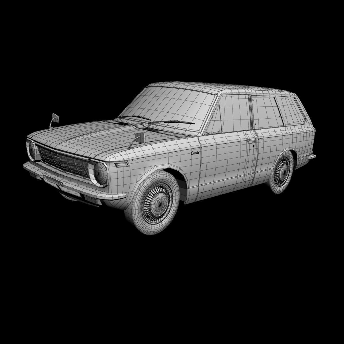 Toyota Corolla Wagon KE16 3D model_13