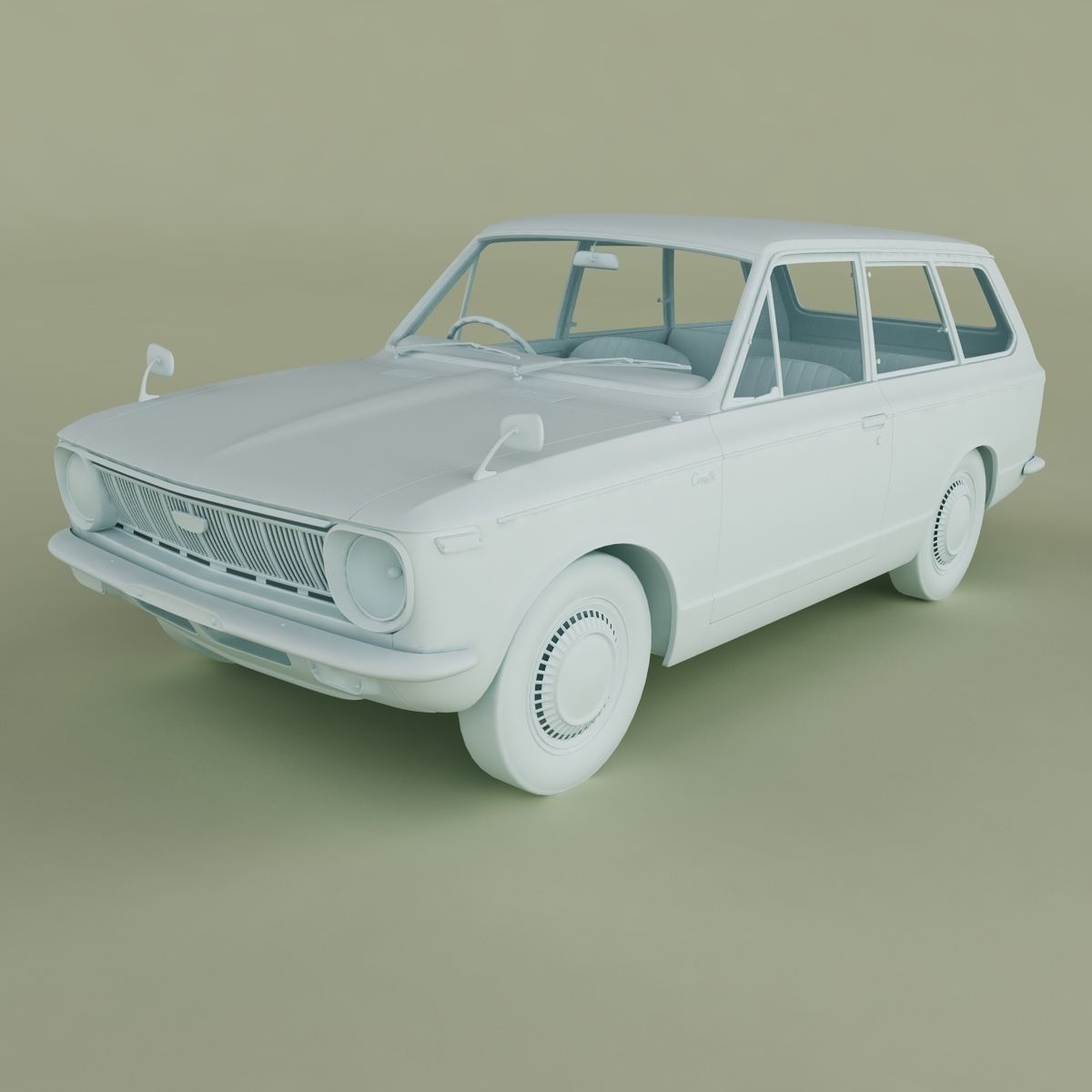 Toyota Corolla Wagon KE16 3D model_10