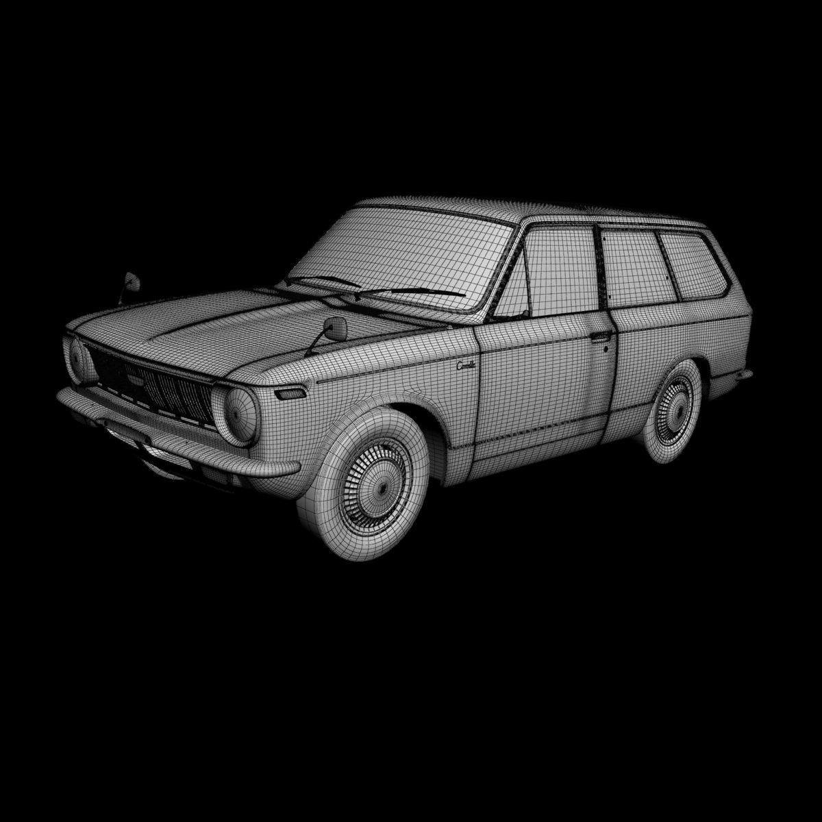 Toyota Corolla Wagon KE16 3D model_14