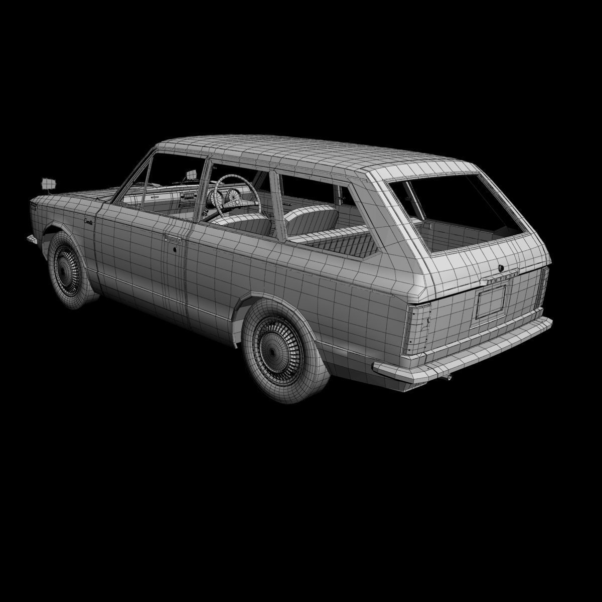 Toyota Corolla Wagon KE16 3D model_15