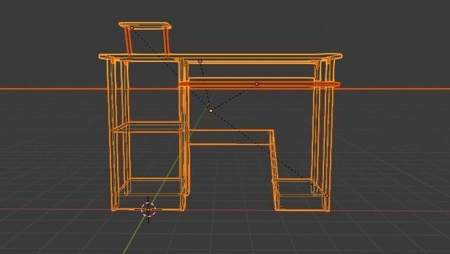 Gaming PC Table Office Home Desktop Free 3D model_4