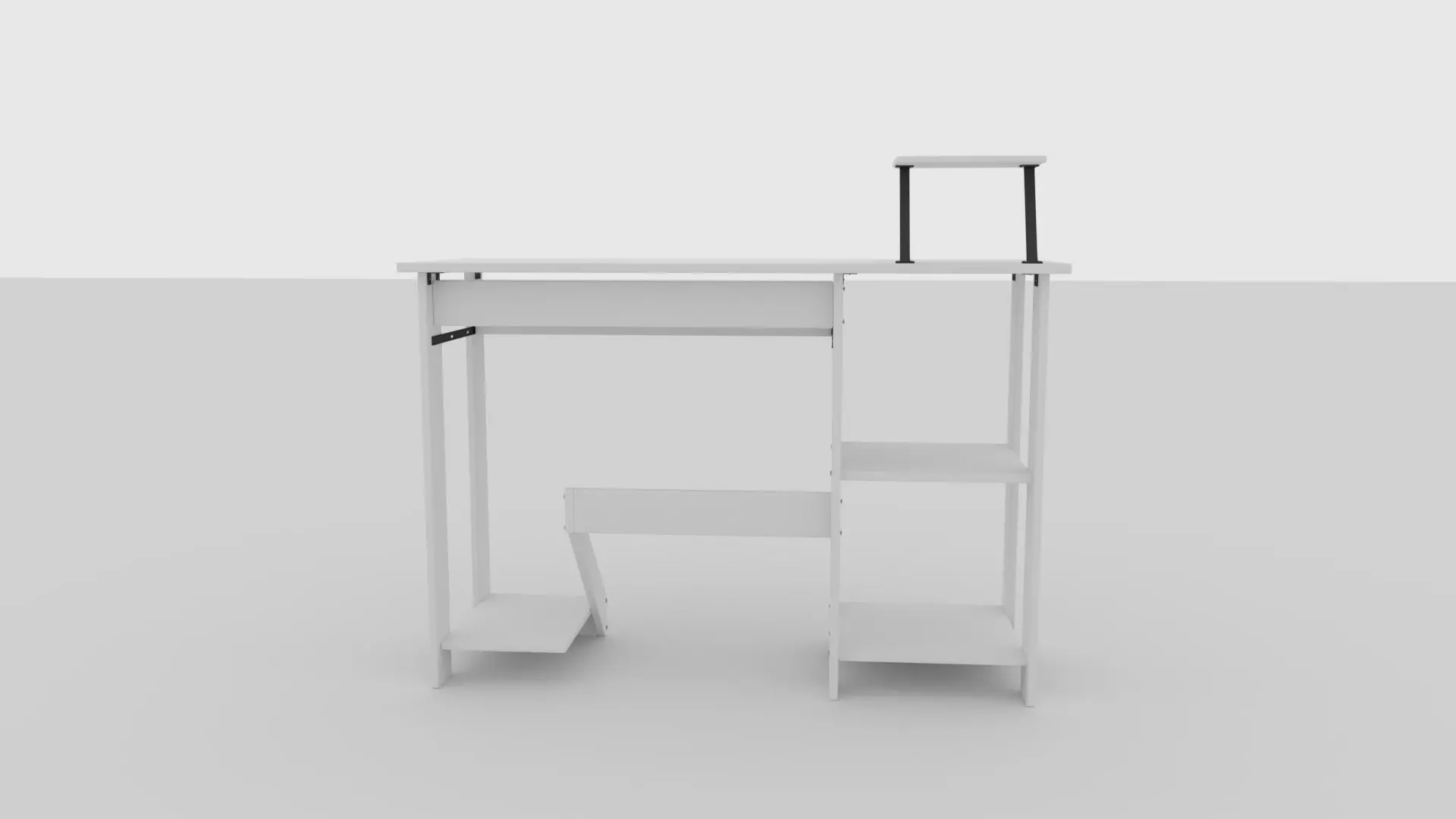 Gaming PC Table Office Home Desktop Free 3D model_0