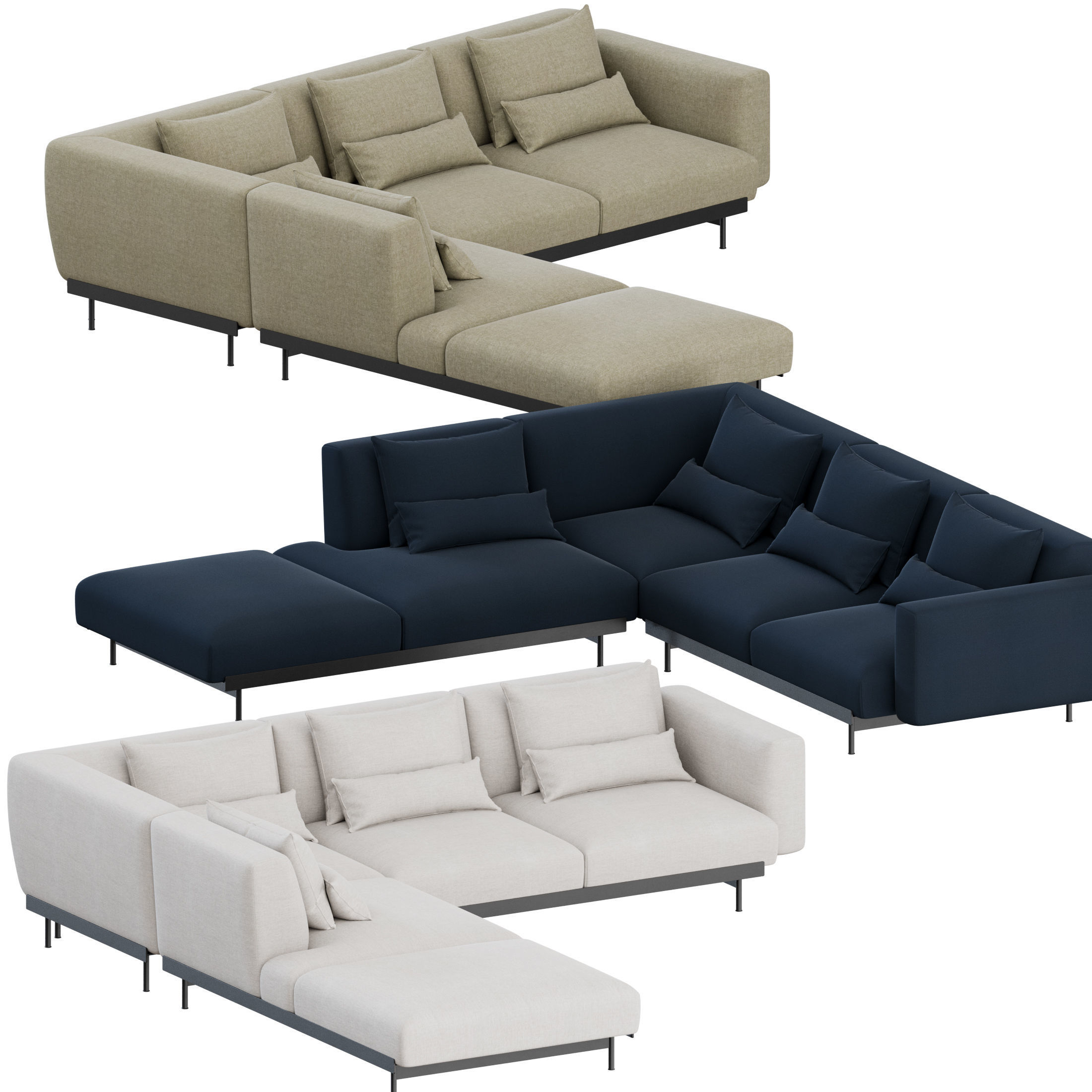 IN SITU Corner Sofa by Muuto 3D model_5