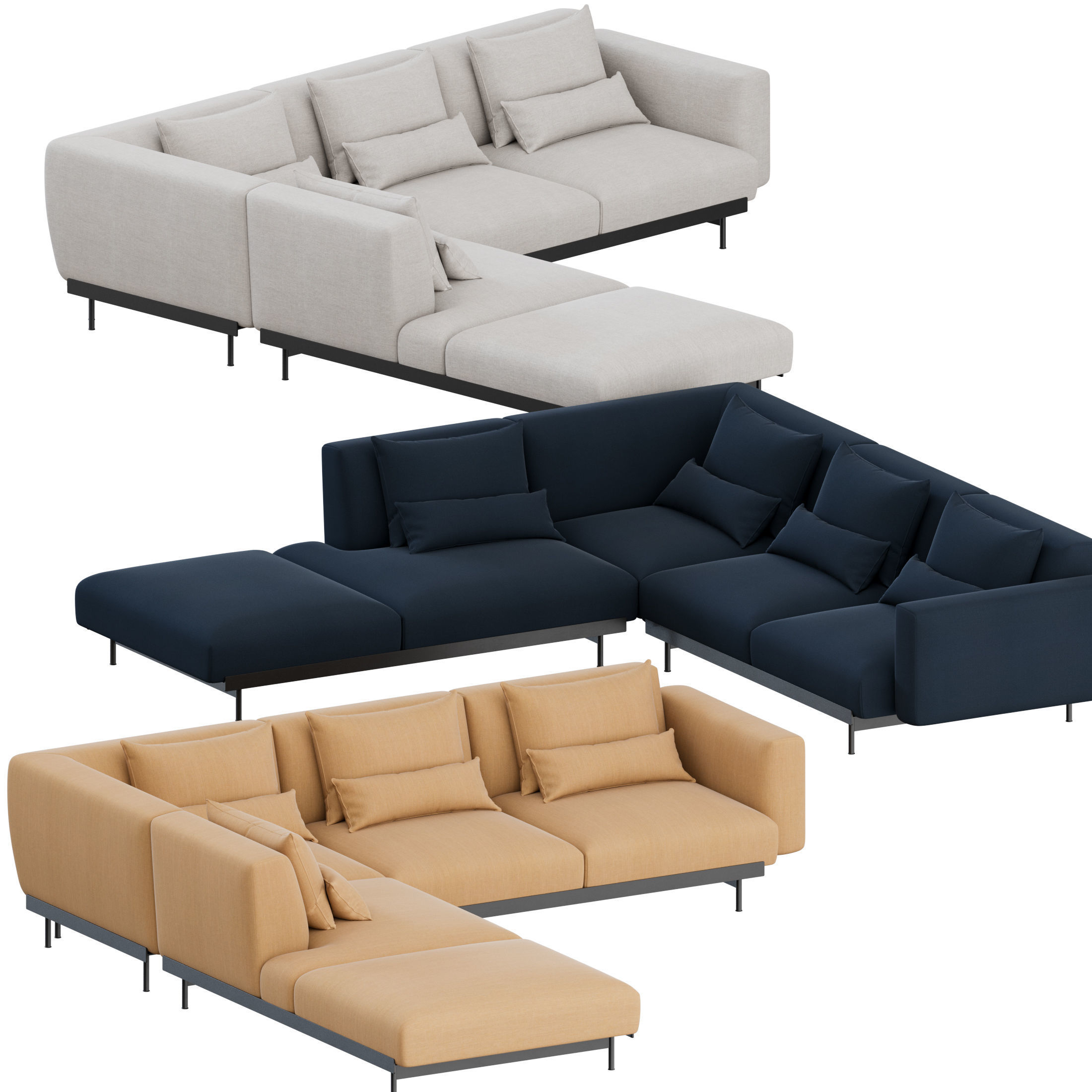 IN SITU Corner Sofa by Muuto 3D model_6