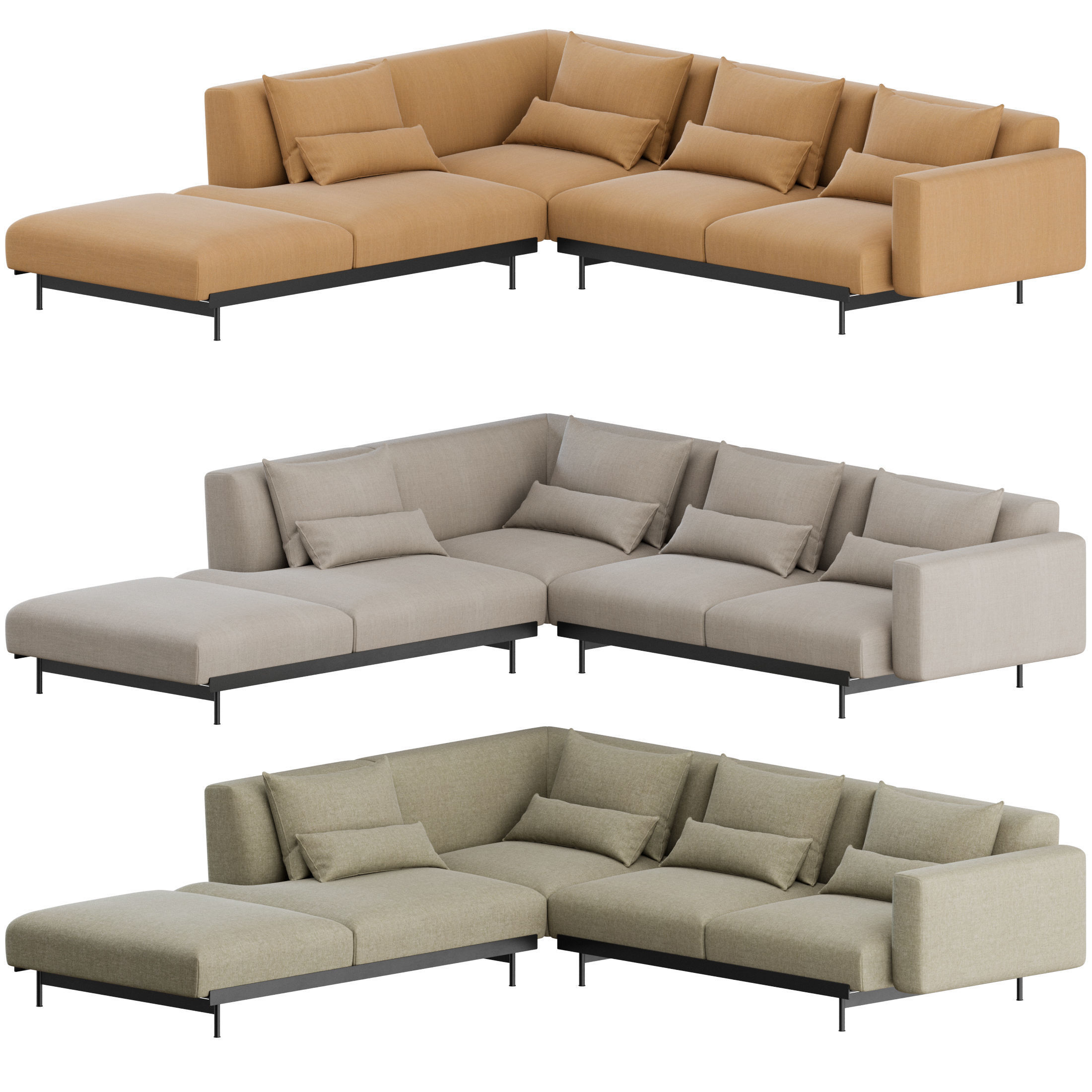 IN SITU Corner Sofa by Muuto 3D model_3