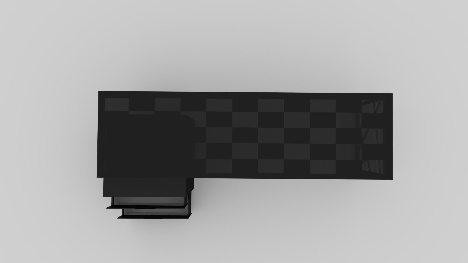 Mullins Moderrn Office Desk Free 3D model_2