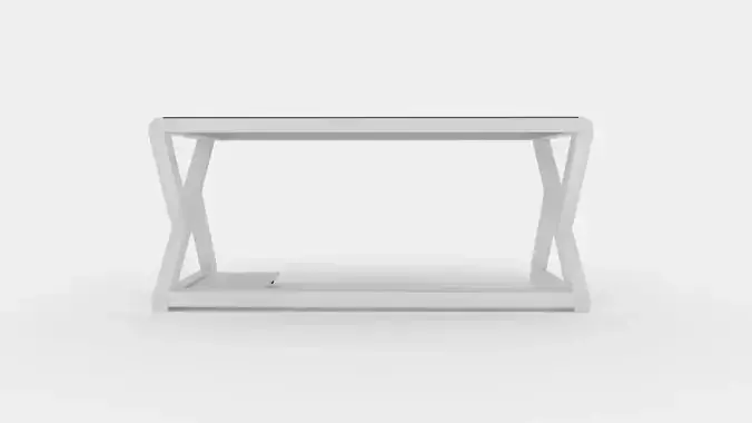 Tempered glass computer desk home office simple modern