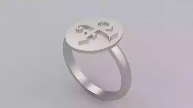 Prince Sott Mini Love Signet Ring in USA Size