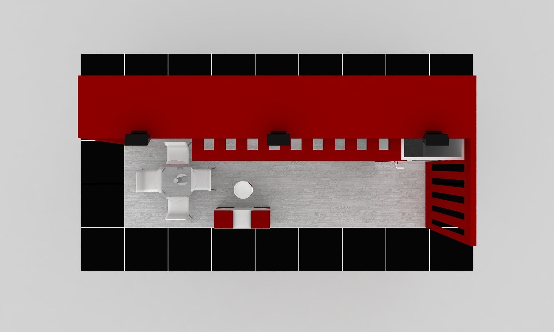 Kartela  Size 3m x 7m  Height 350 cm 3D model_4