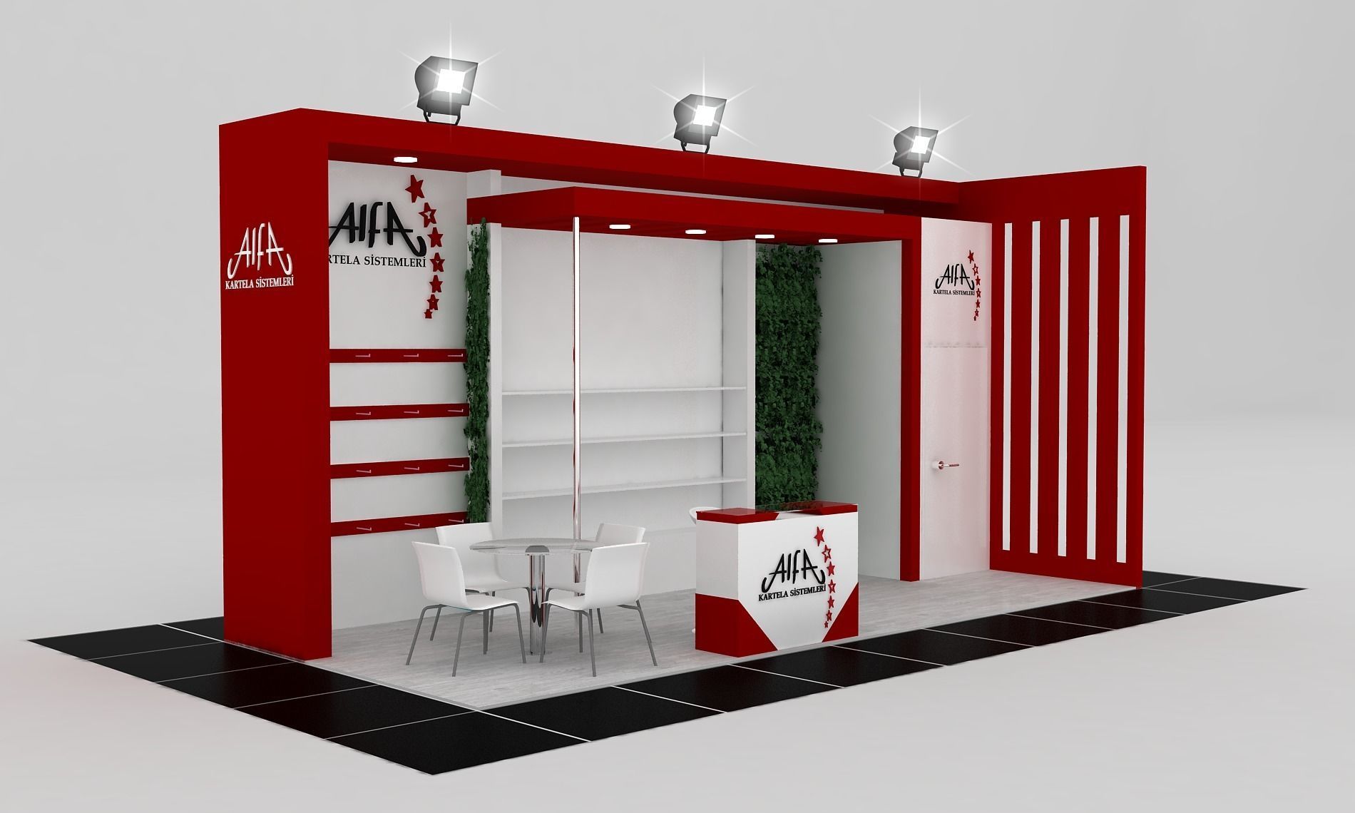 Kartela  Size 3m x 7m  Height 350 cm 3D model_1