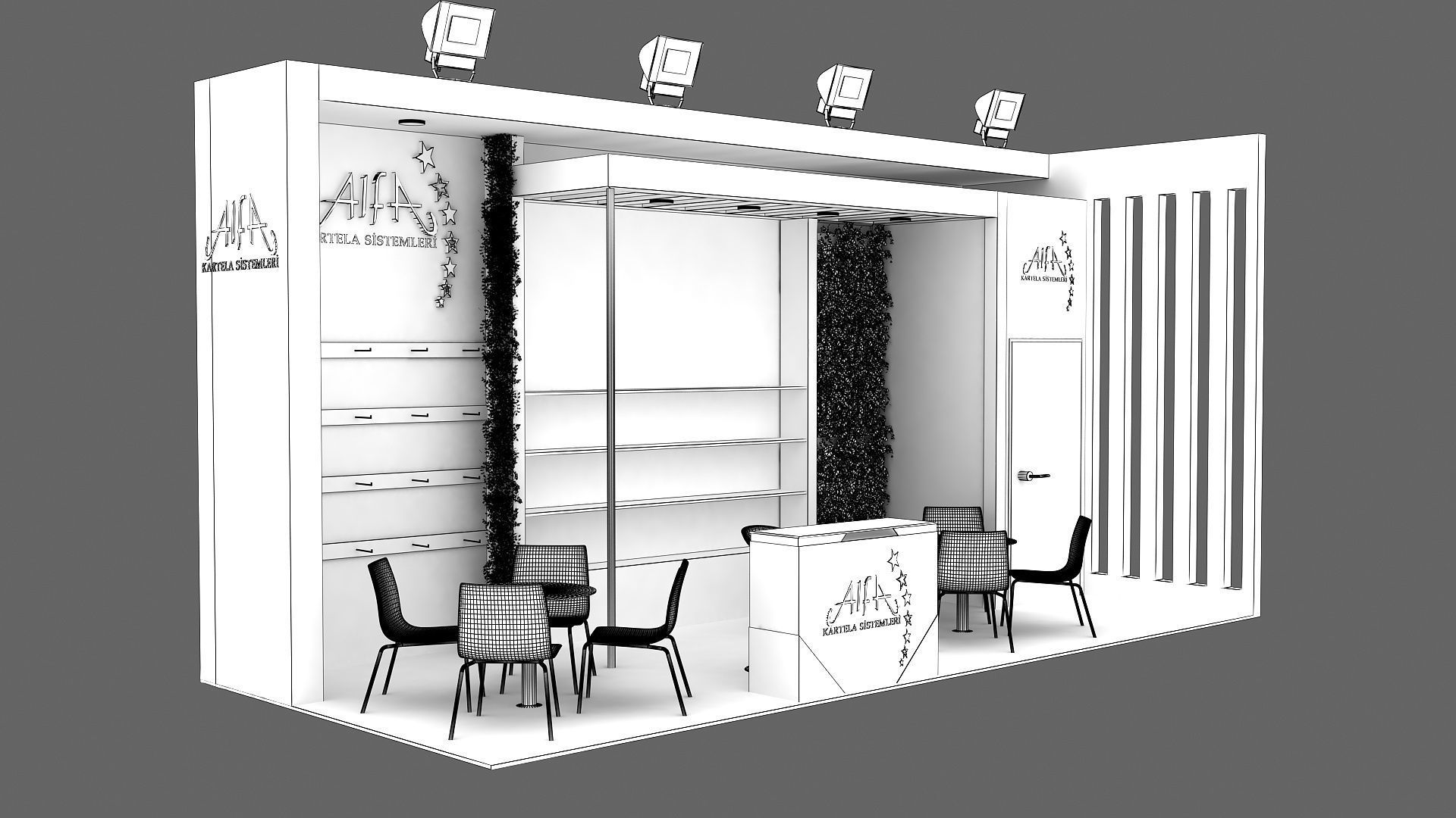 Kartela  Size 3m x 7m  Height 350 cm 3D model_6