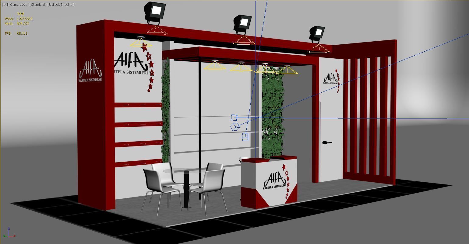 Kartela  Size 3m x 7m  Height 350 cm 3D model_5