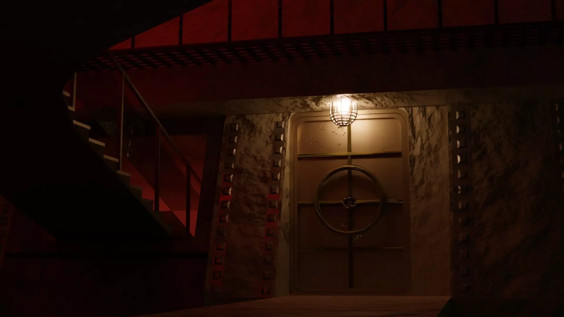 Grunge Door 3D model from hotel transylvania 3 free Free low-poly 3D model