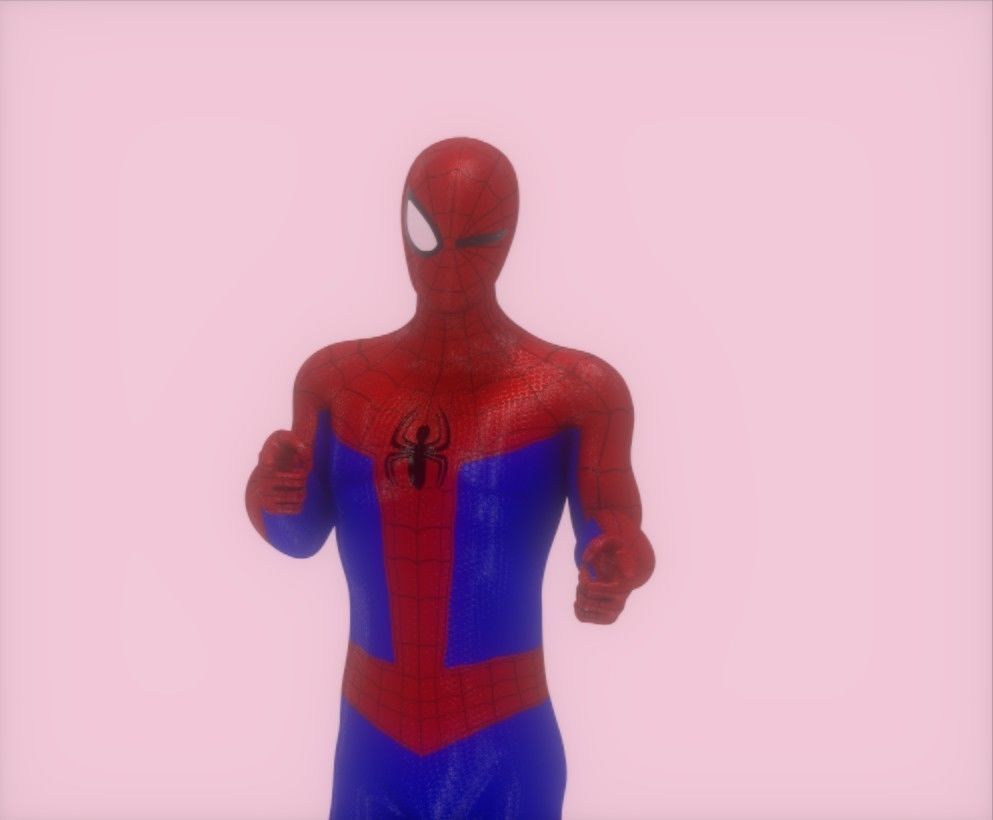 Spiderman from the Spiderverse Model 3D model_9