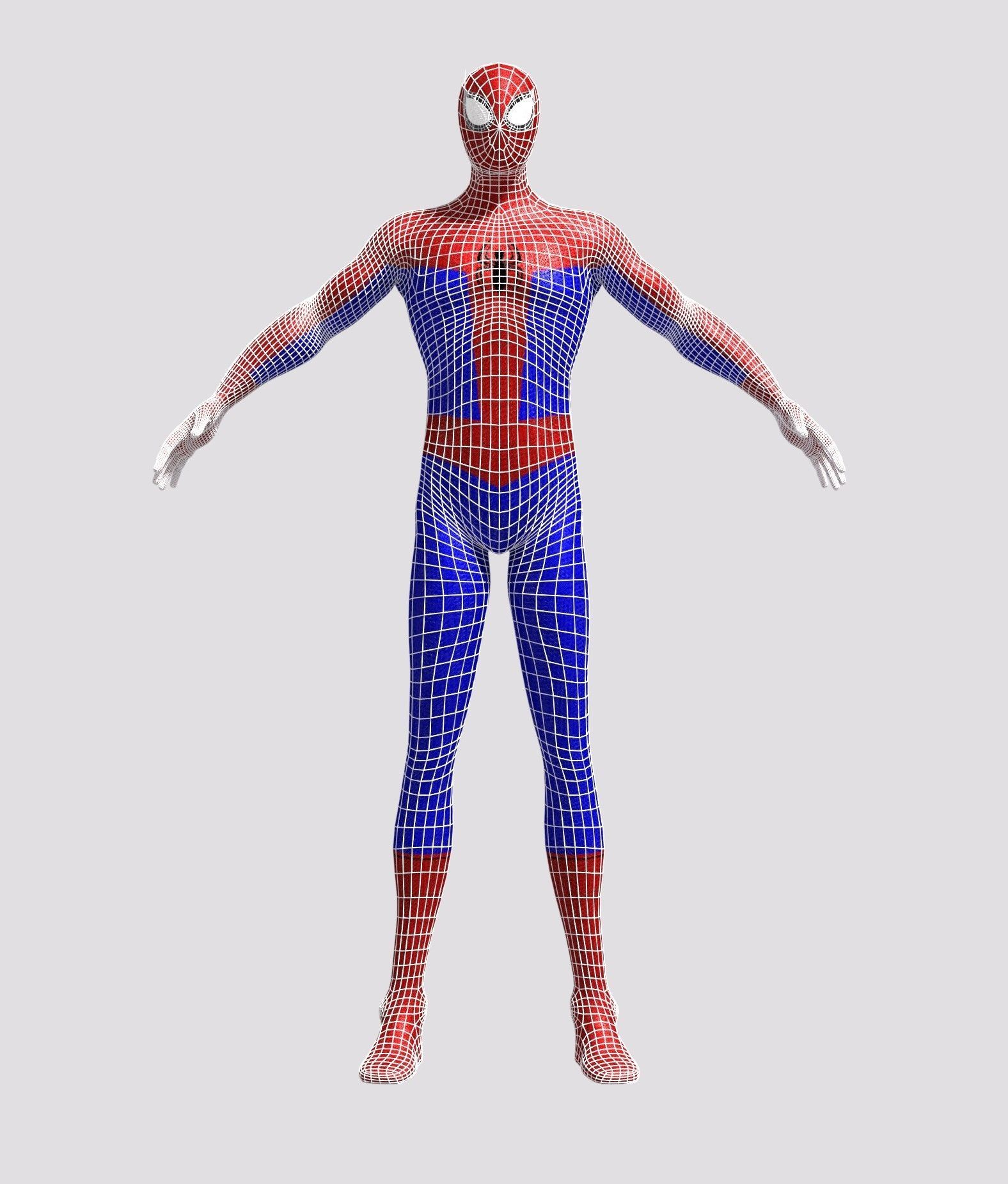 Spiderman from the Spiderverse Model 3D model_5