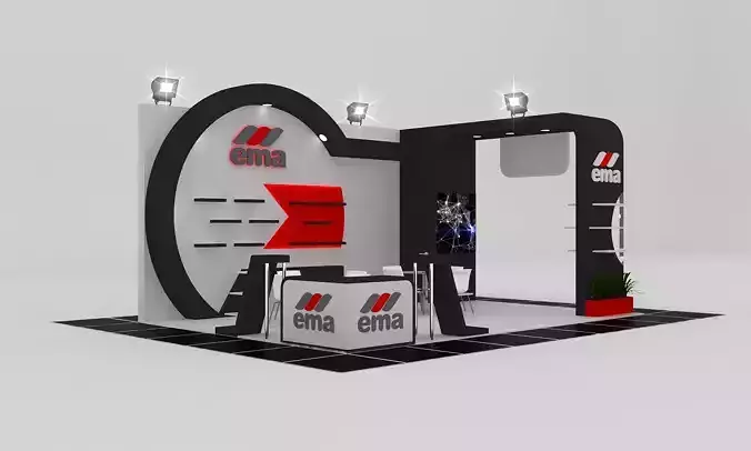 EMOM Size 5m x 650m  Height 350 cm 3D model