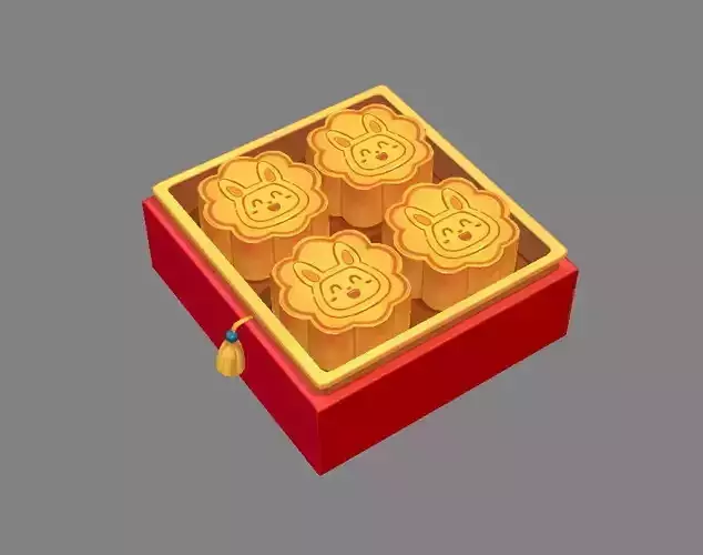 Cartoon Mid-Autumn Festival mooncake gift box