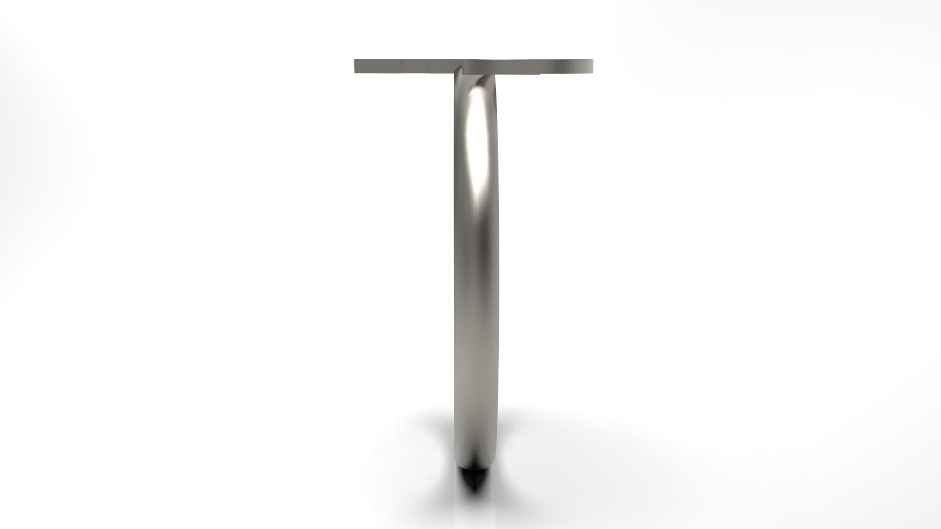 Prince Sott Mini Vertical Love Ring in US Size 3D print model_8