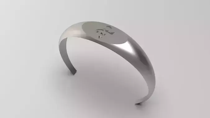 Prince Sott Love Symbol Cuff Bracelet