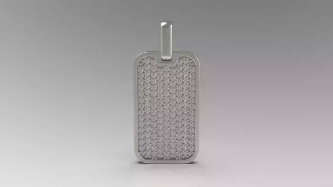 Prince Diamond Love Tag Pendant