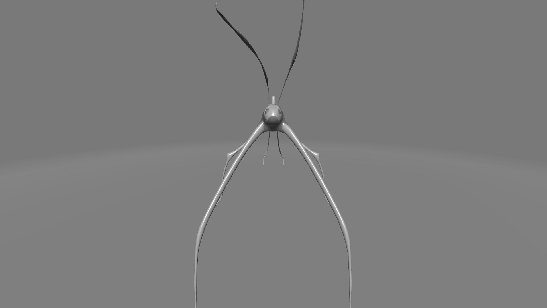 Phryganistria praying mantis 3D model_3