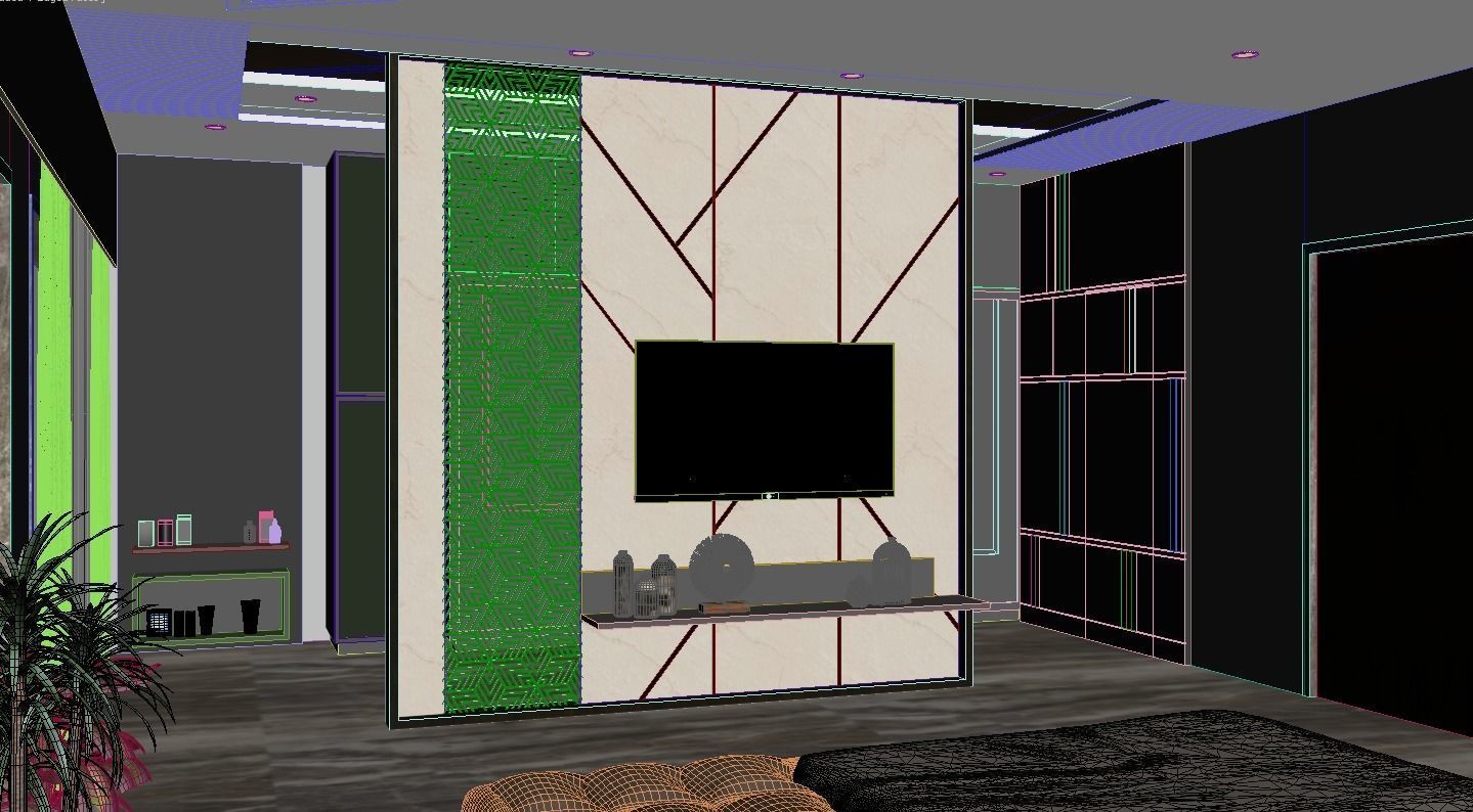 MASTER BEDROOM    Ready to Render Scene 3D model_5