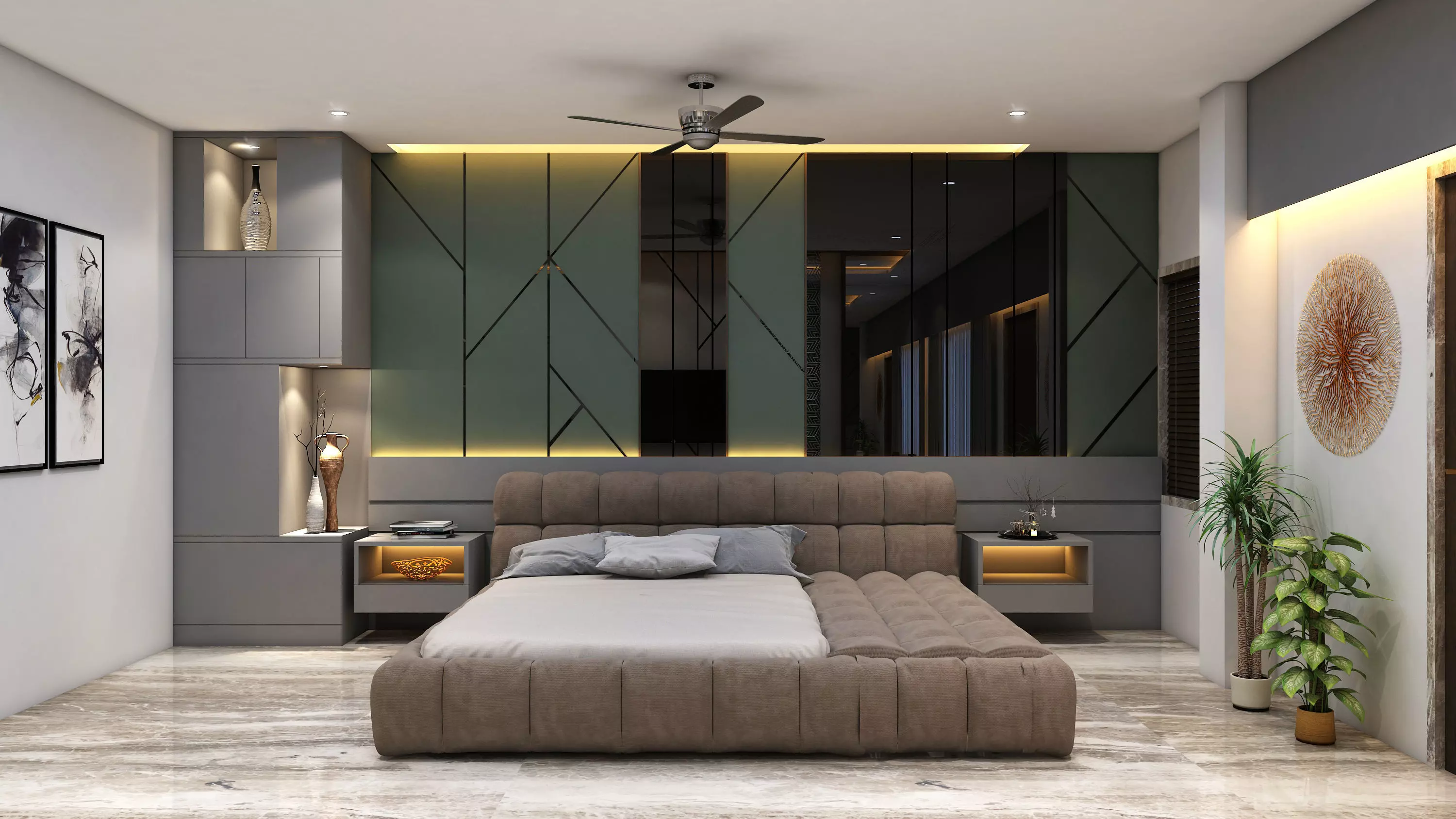 MASTER BEDROOM    Ready to Render Scene 3D model_0