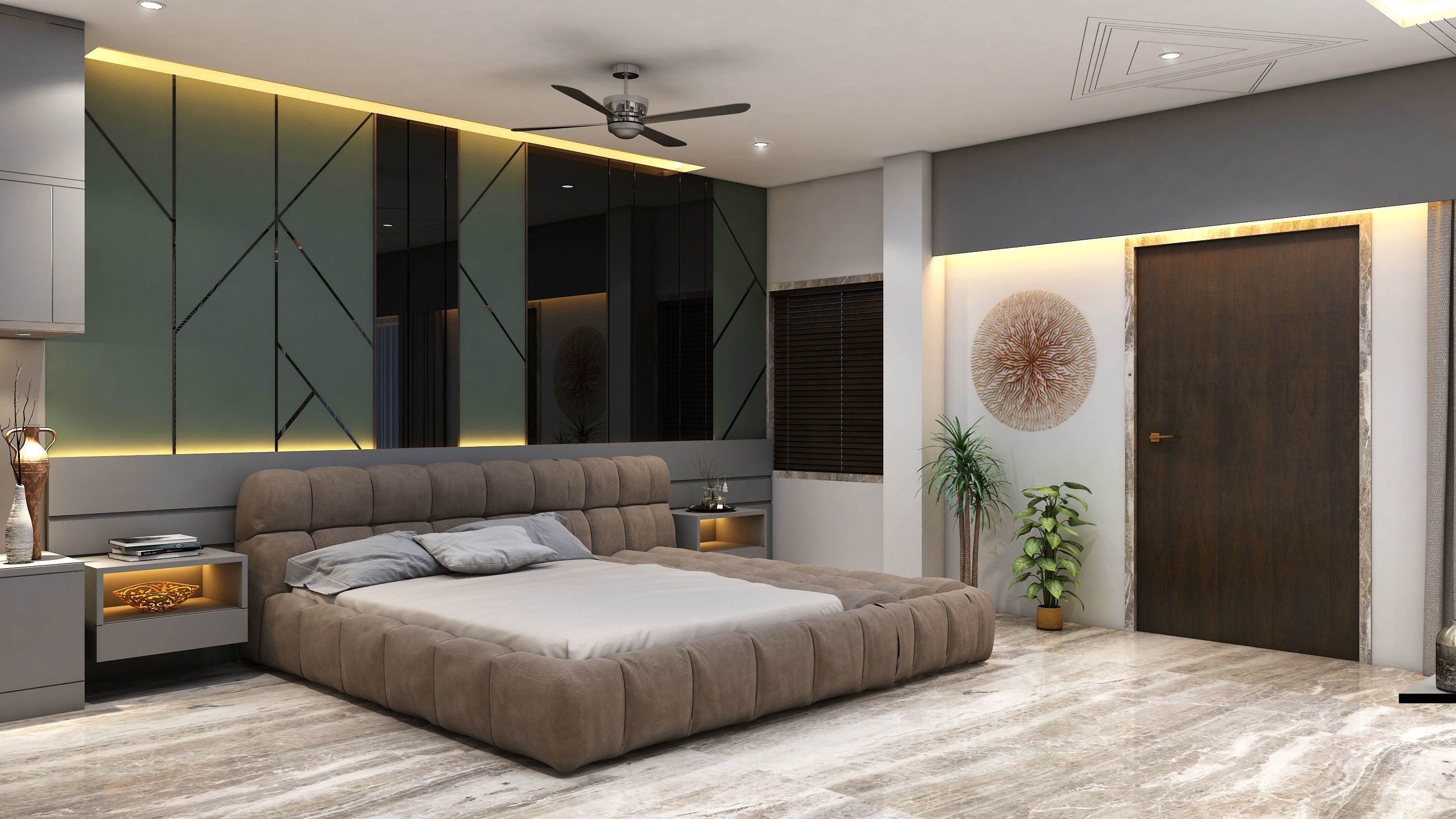 MASTER BEDROOM    Ready to Render Scene 3D model_1