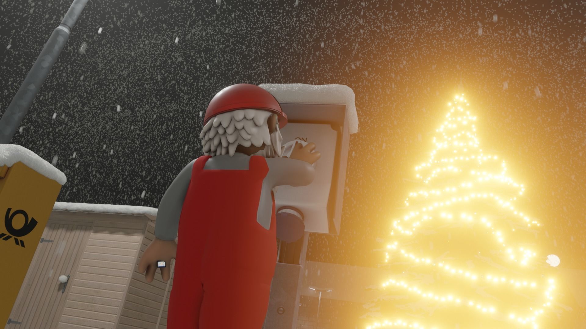 Santa Claus From The Construction Site 3D model_9