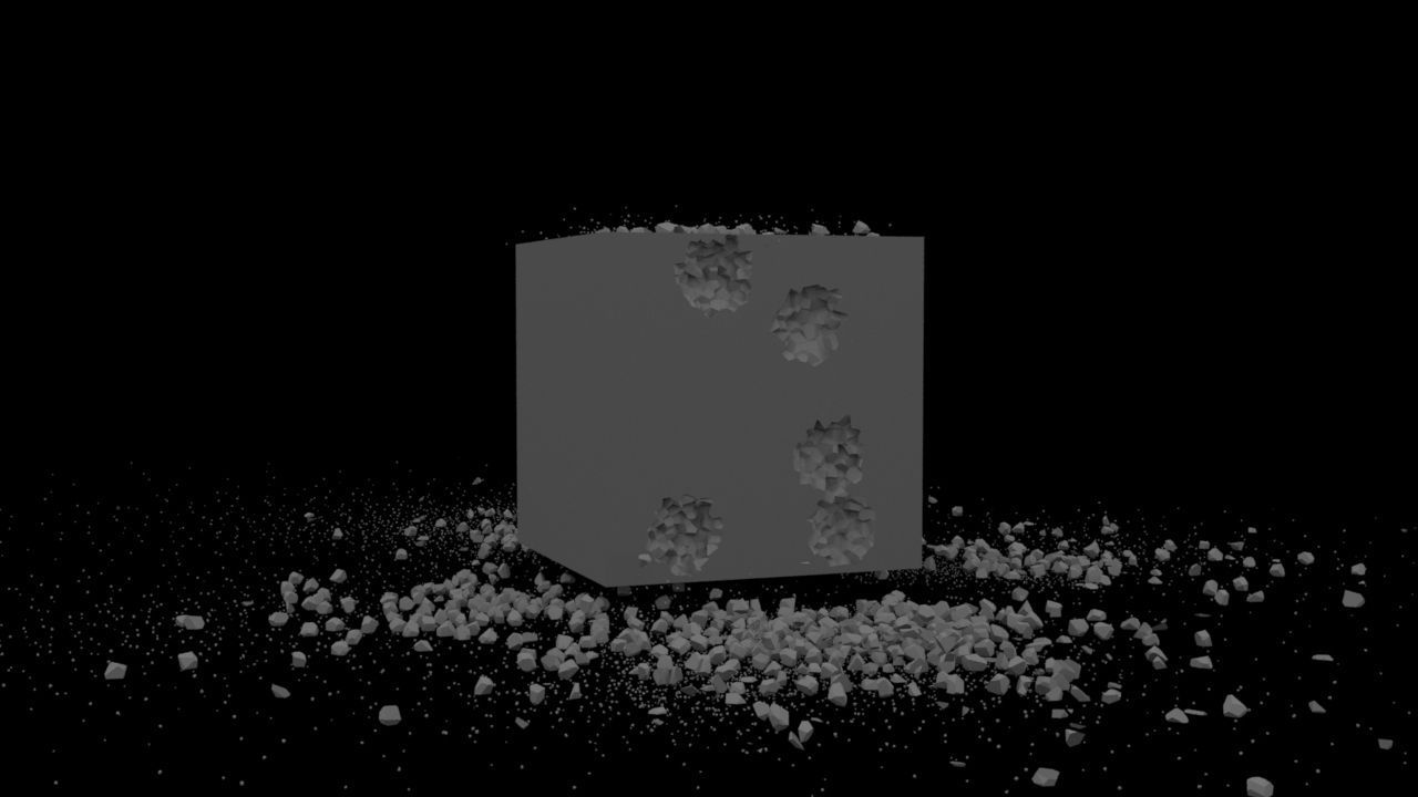 Houdini - Power Asset Shooter System Low-poly 3D model_11