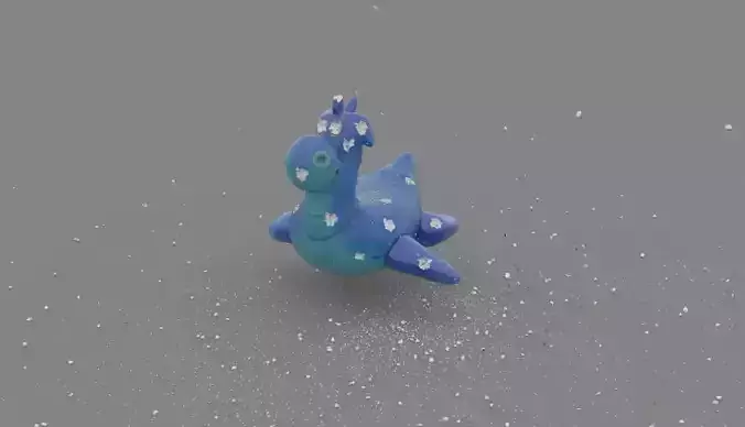 Houdini - Power Asset Shooter System Low-poly 3D model