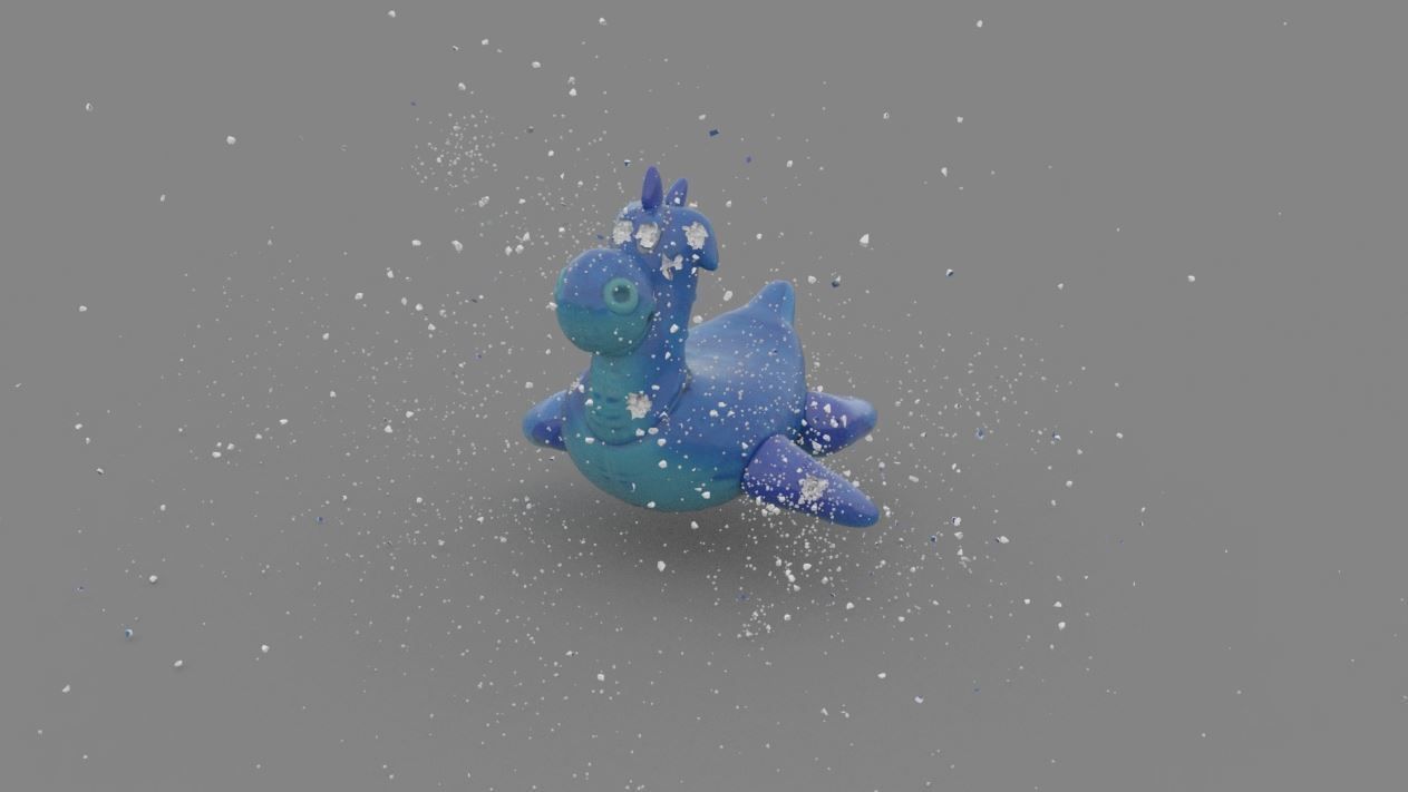 Houdini - Power Asset Shooter System Low-poly 3D model_29