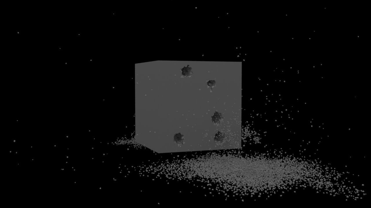 Houdini - Power Asset Shooter System Low-poly 3D model_13