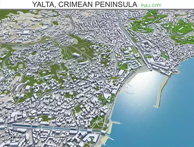 Yalta Crimean Peninsula 30km