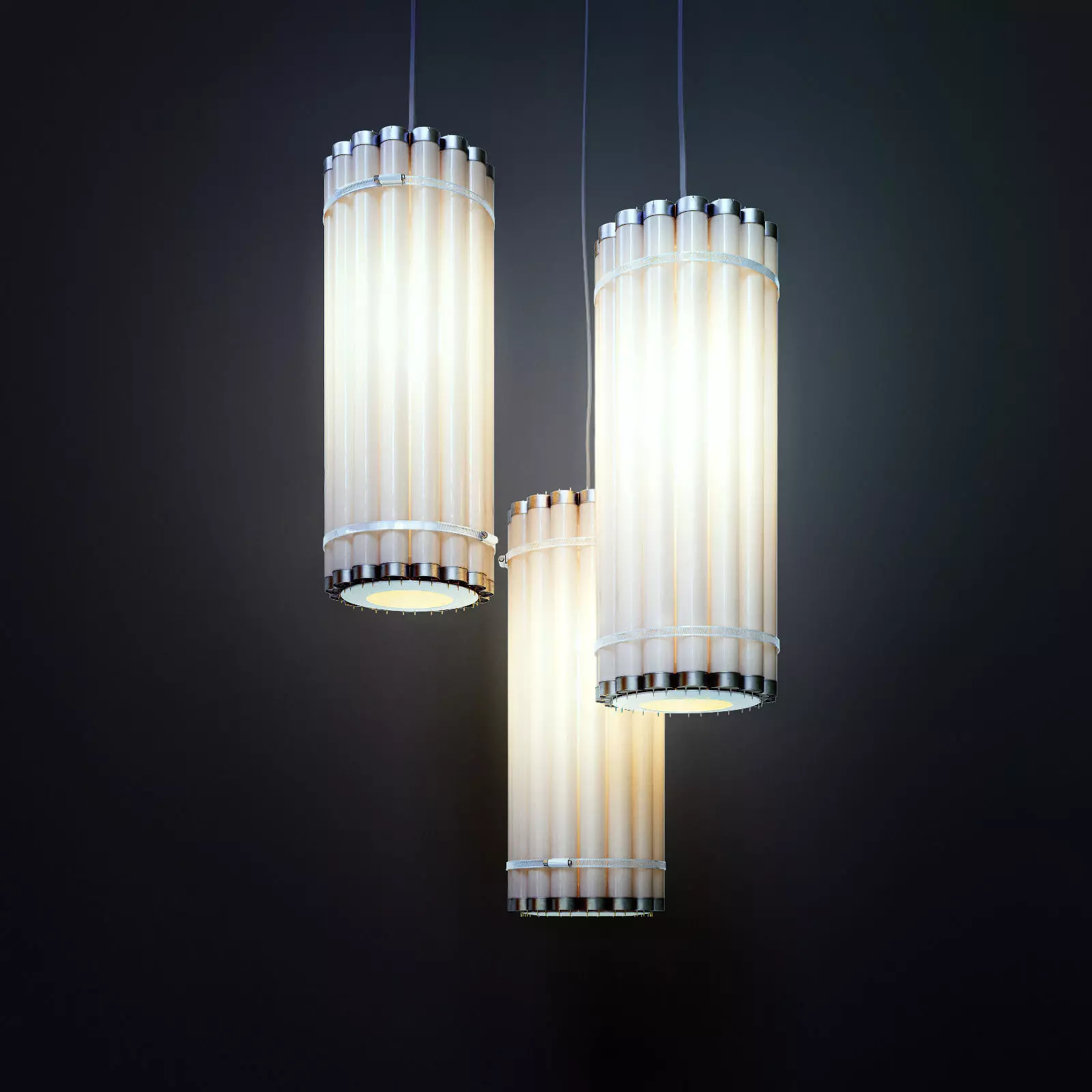 ECO Lamp Vertical Tube by CASTORDESIGN 3D model_0