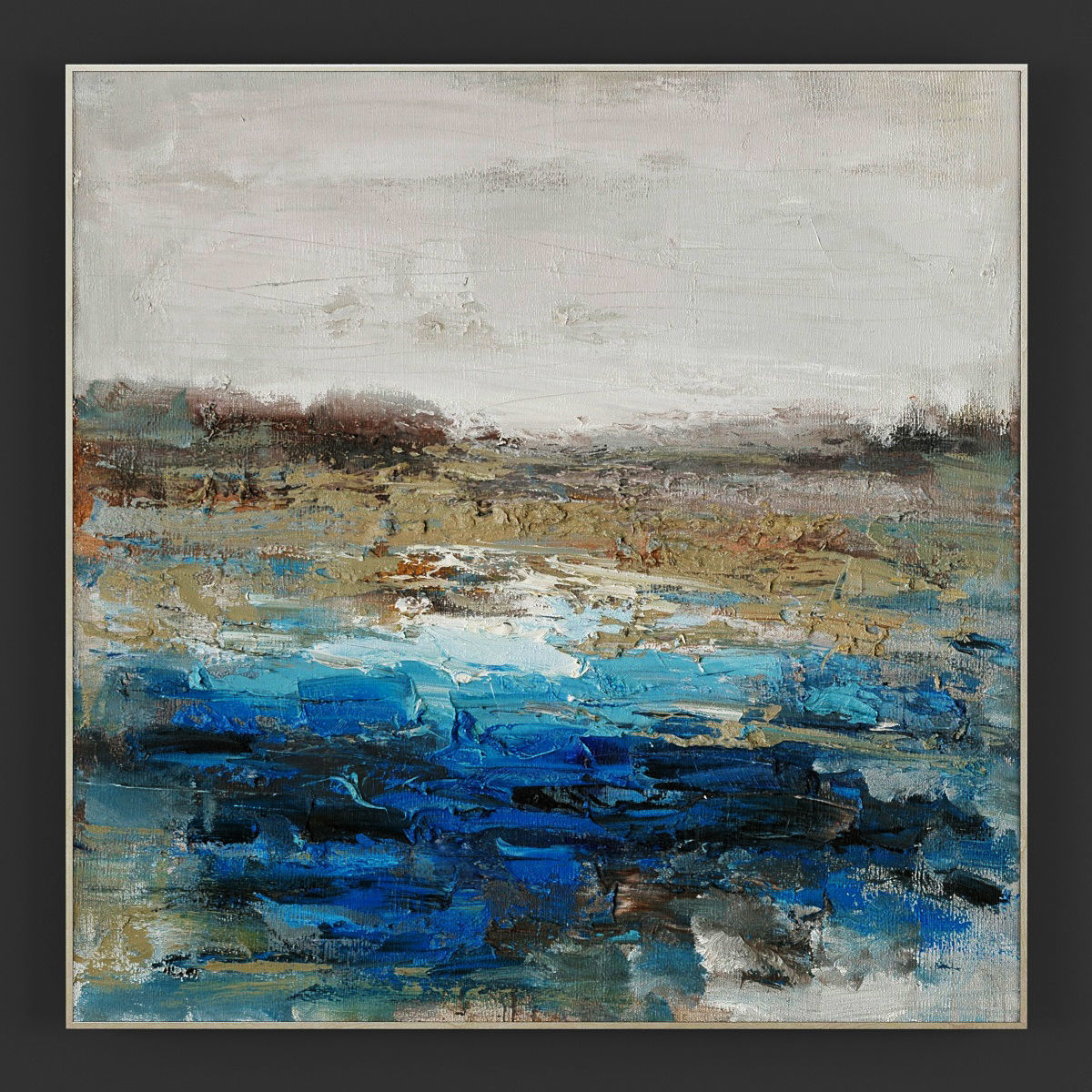 Pictures116 abstract painting of desert landscape 3D model_2