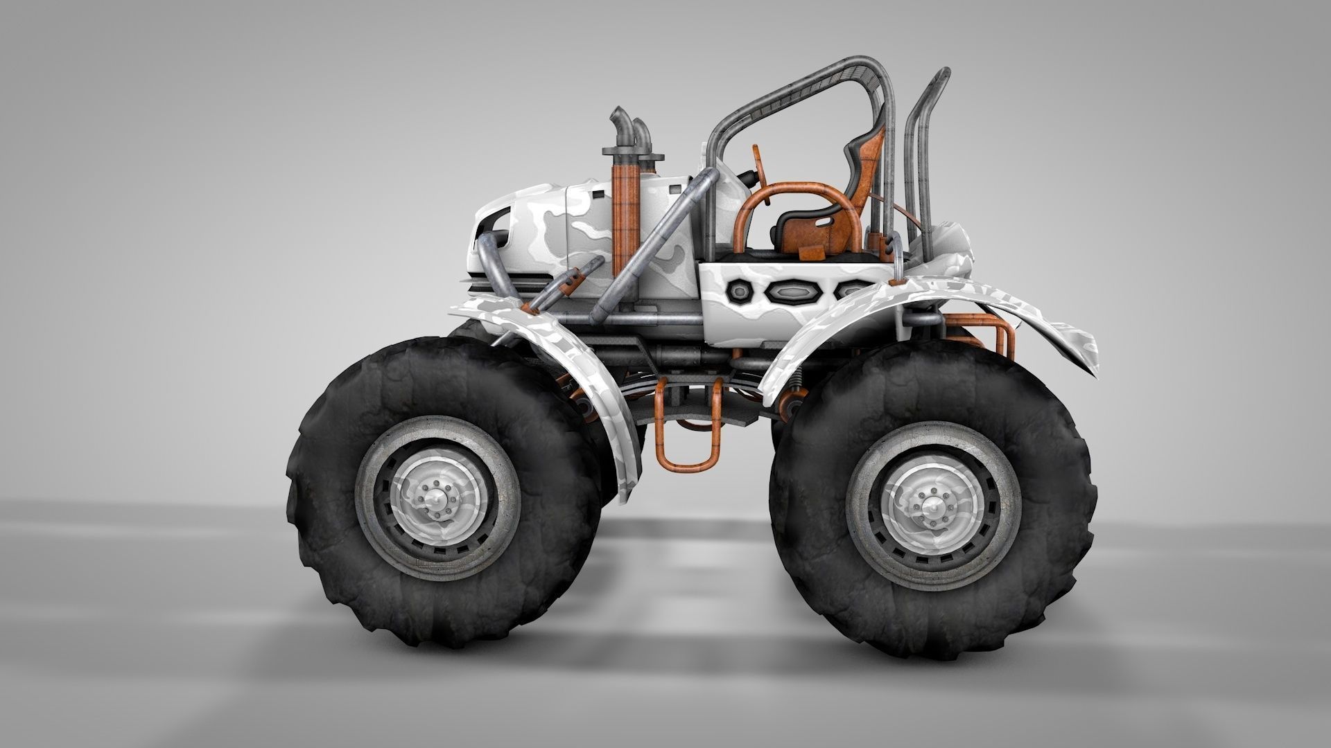 Monster Truck 3 3D model_2