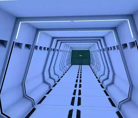 sci fi corridor
