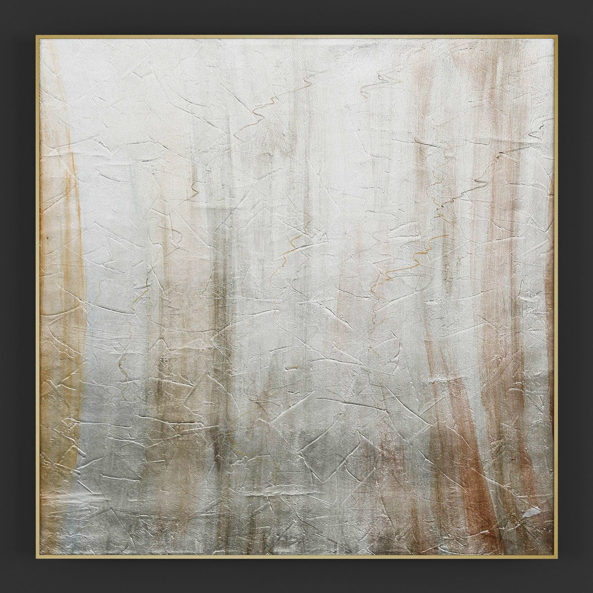 Pictures123 abstract painting in gold 3D model_1