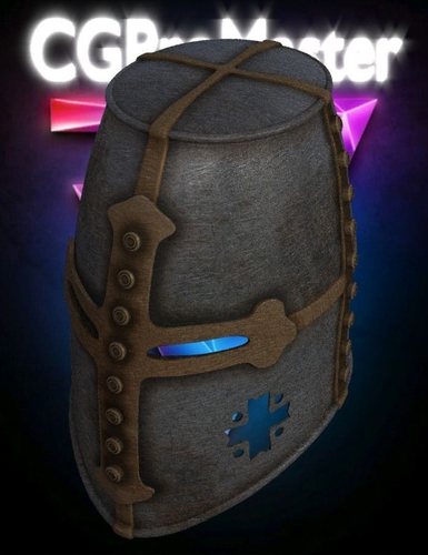 Knight Helmet  3D model