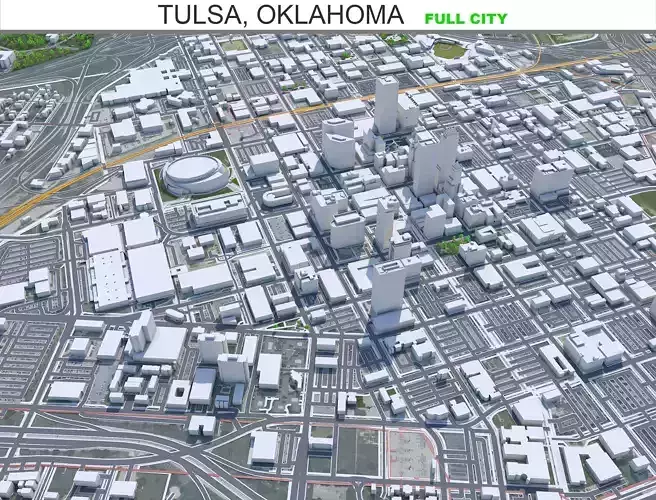 Tulsa City Oklahoma USA