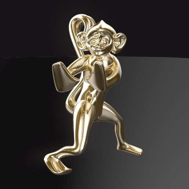 3D-Monkeys 256 3D print model_1