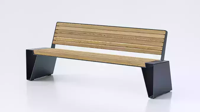 PARK MODERN BENCH RADIUM LRA