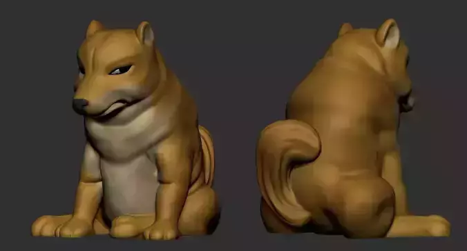 Cheems shiba inu 3D print model