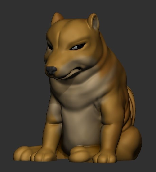 Cheems shiba inu 3D print model_1